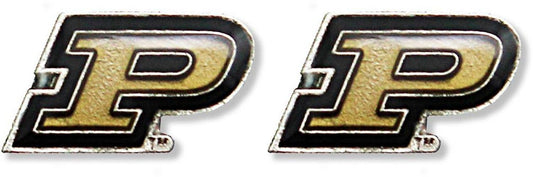 Purdue Boilermakers Logo Post Earrings