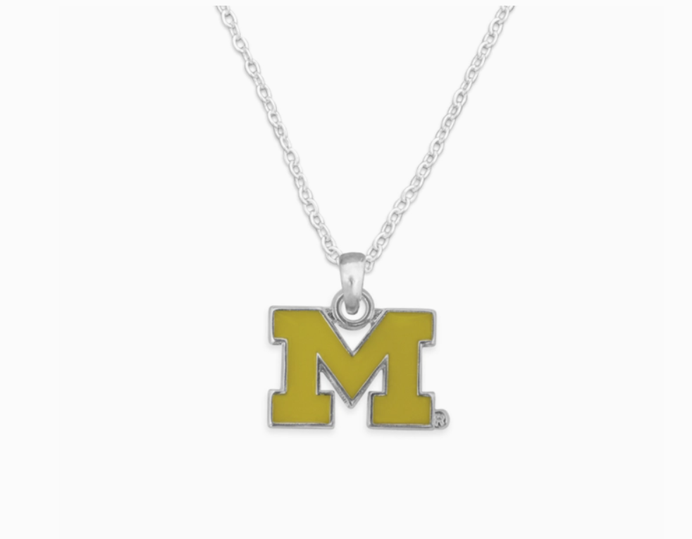 Michigan Wolverines Mariah Necklace