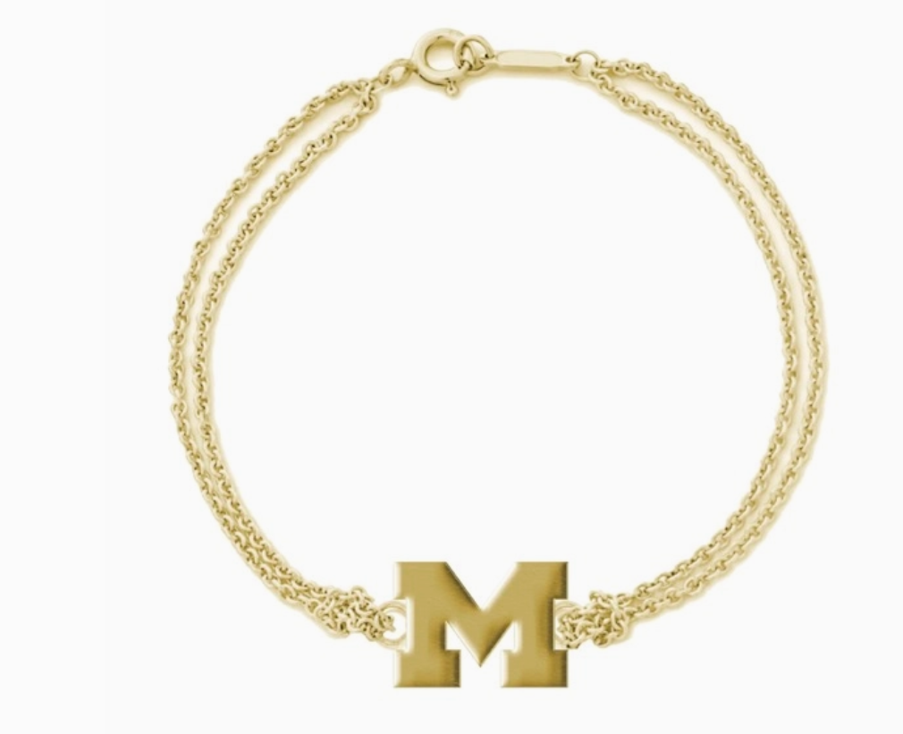 Michigan Wolverines Ziggy Bracelet