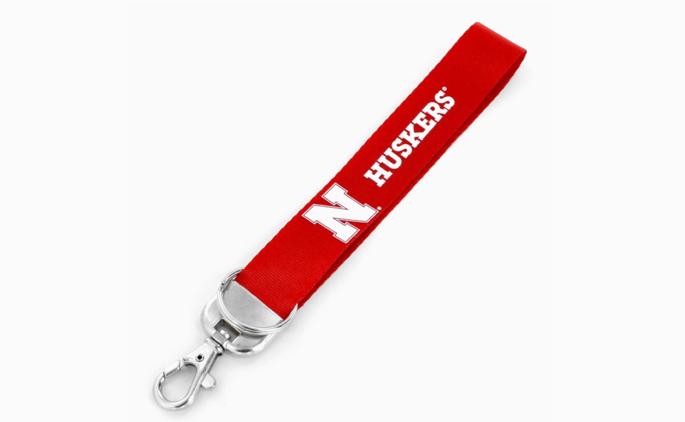 Nebraska Deluxe Wristlet Keychain