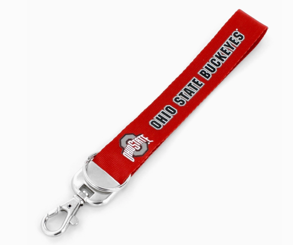 Ohio State Buckeyes Deluxe Wristlet Keychain