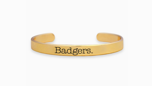 Wisconsin Badgers Gold Cuff