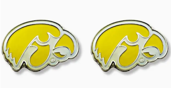 Iowa Hawkeyes Post Earrings