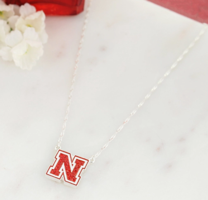 Nebraska Crystal Necklace