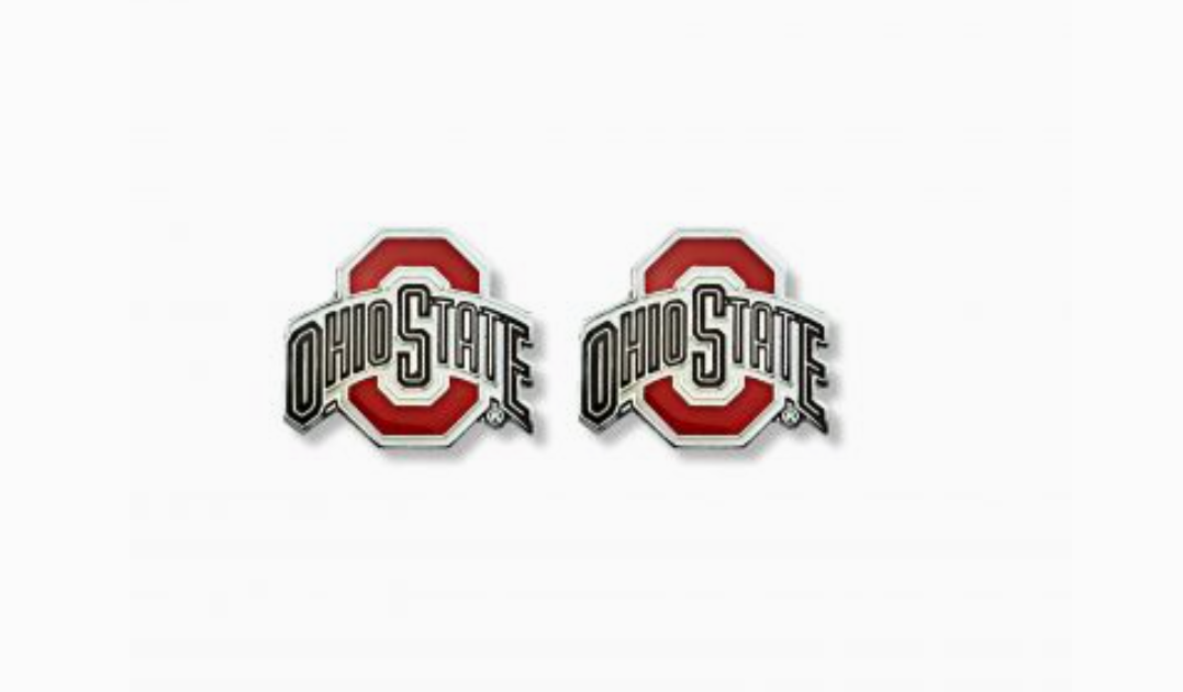 Ohio State Buckeyes Post Earrings