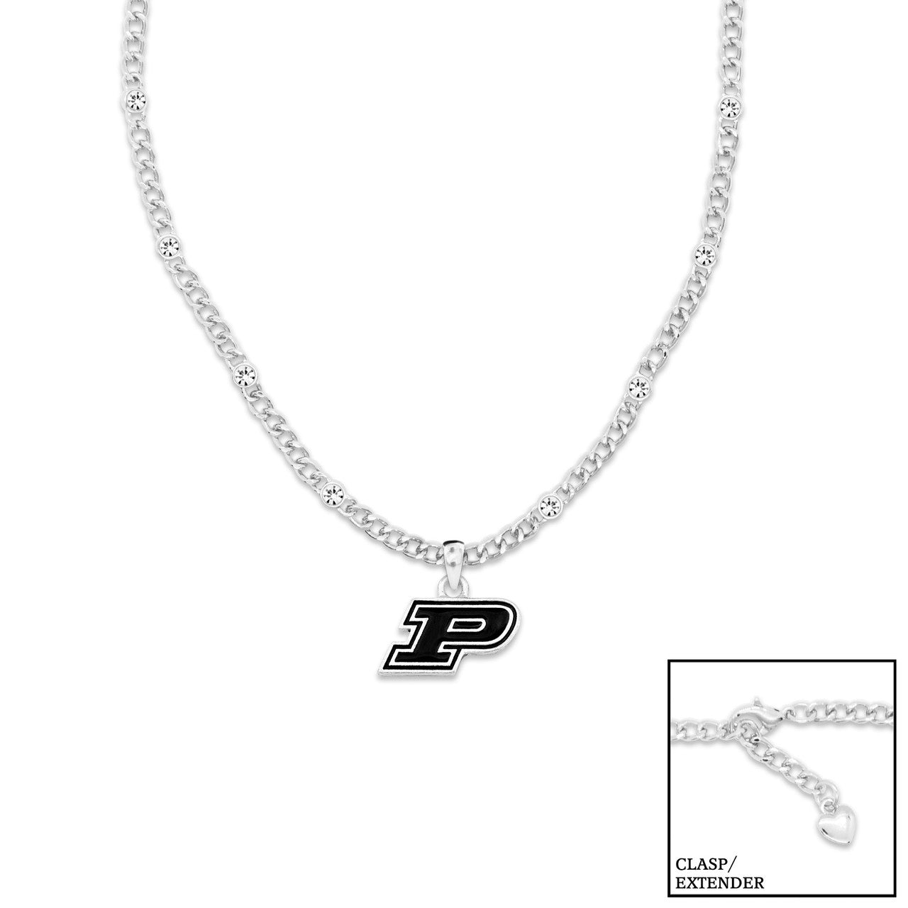 Purdue Boilermakers Lydia Silver Necklace